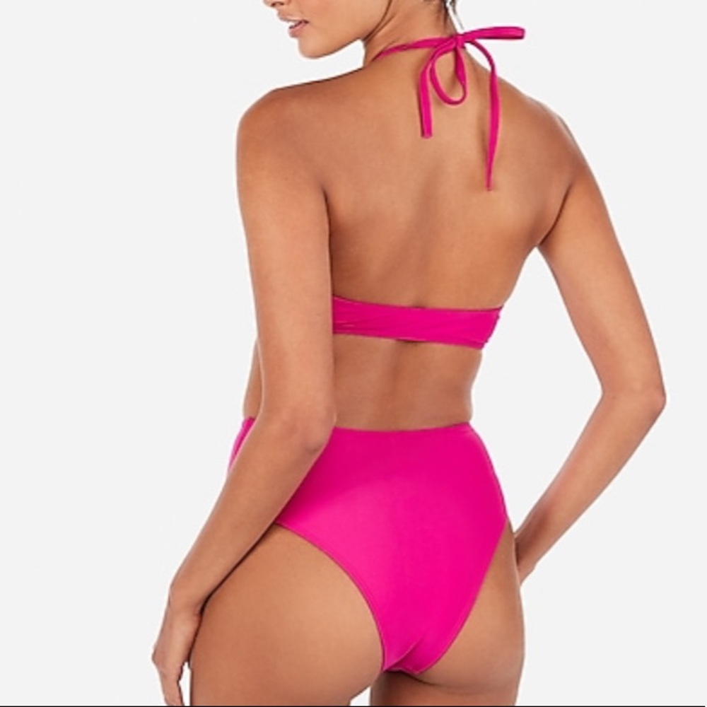 Express Pink One Piece Swimsuit - Picture 2 of 3